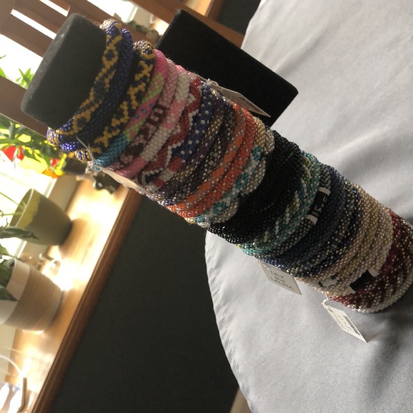 Lily and Laura glass bead bracelet’s. 32 of some of their favorites! - Picture 2 of 12